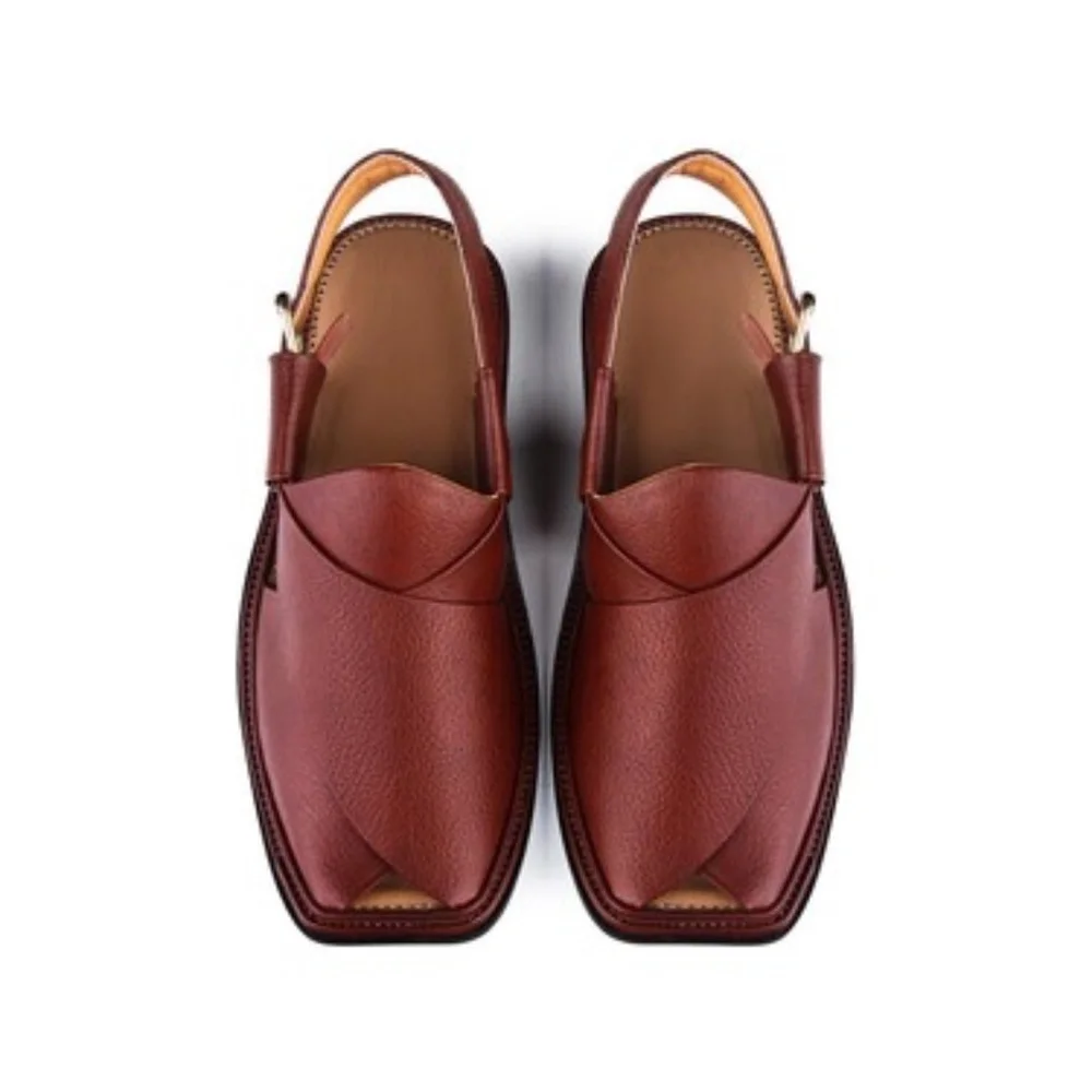 Handmade Peshawari Chappal leather Sandals - Picture 1 of 1